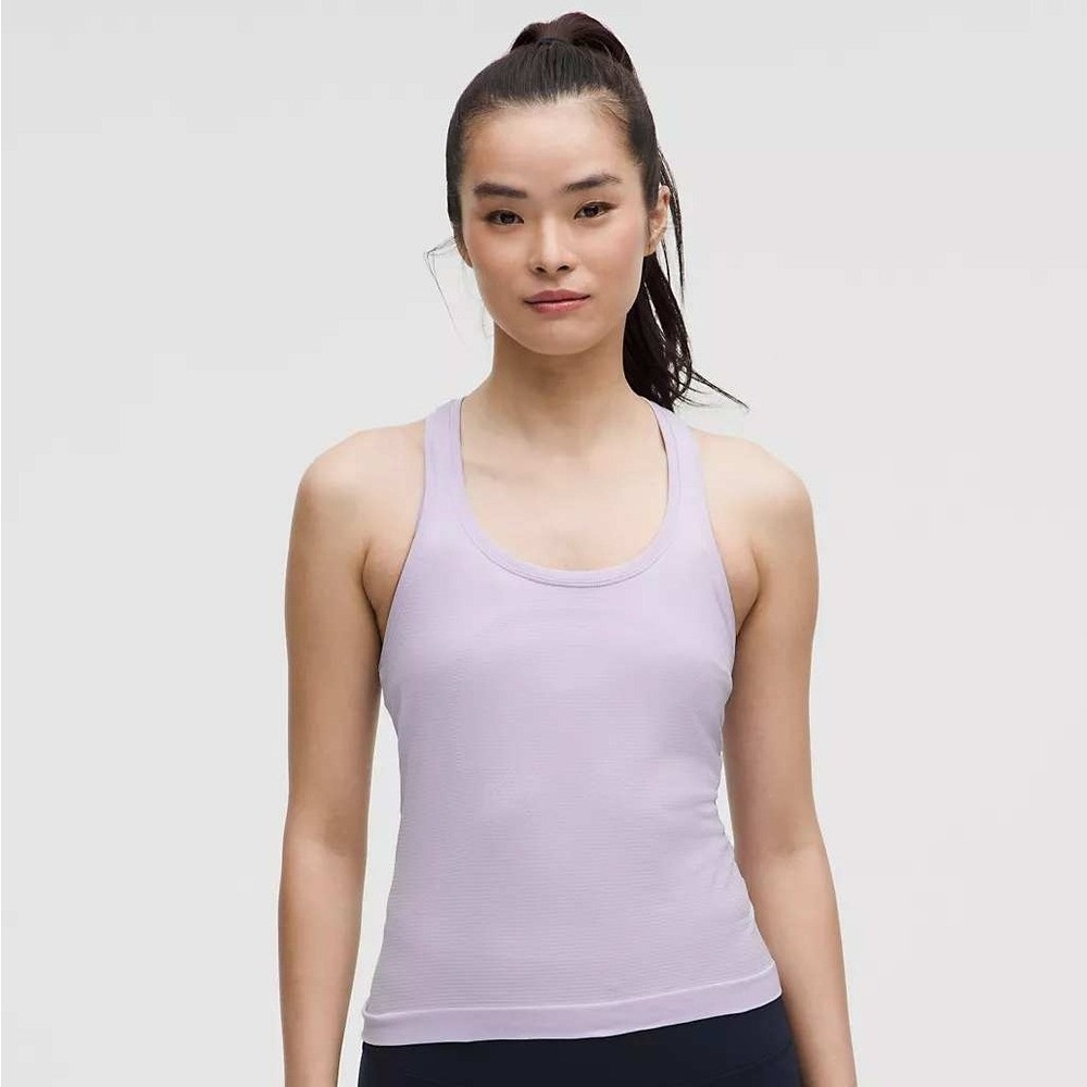 NWT Swiftly Tech Racerback Tank Top 2.0 - Lavender Frost - 12 Women's